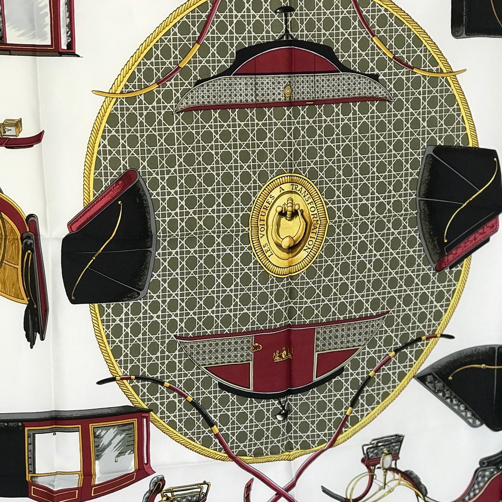 SOLD ⛄️ New Authentic Hermes 100% Silk Scarf - Picture 8 of 16